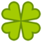 Four Leaf Clover emoji on HTC